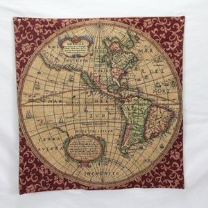 Belgian Tapestry - Amerika - Americas Map 24 X 24